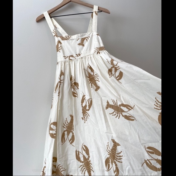 J. Crew Dresses & Skirts - RARE VTG J. Crew Talitha Maxi Lobster Print Size 6